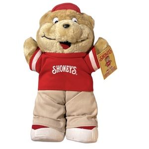 Vintage Shoneys Mascot Plus Bear New With Tag